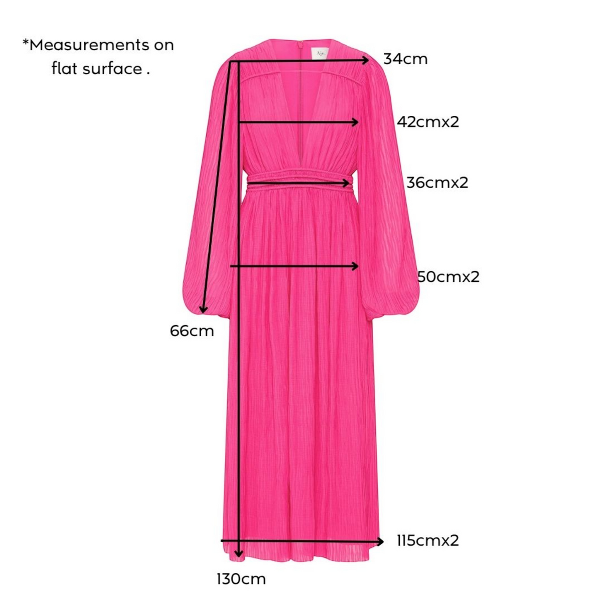 Aje Genevieve Pleated Midi Dress Azalea Pink Size AU8