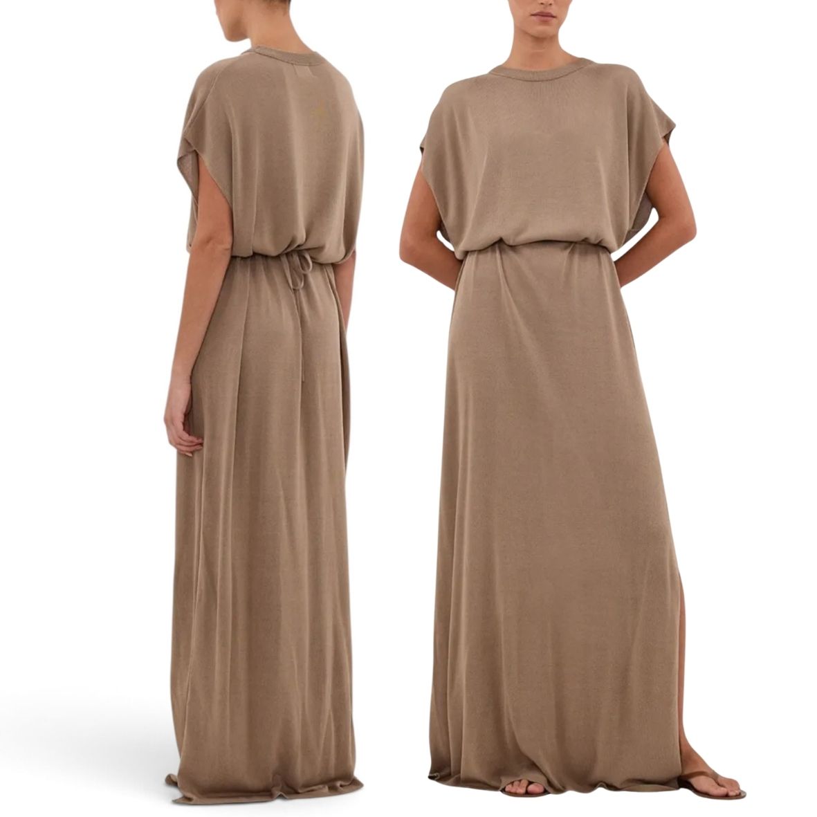 Dissh Jacki Sleeveless Knit Maxi Dress Sage Size S