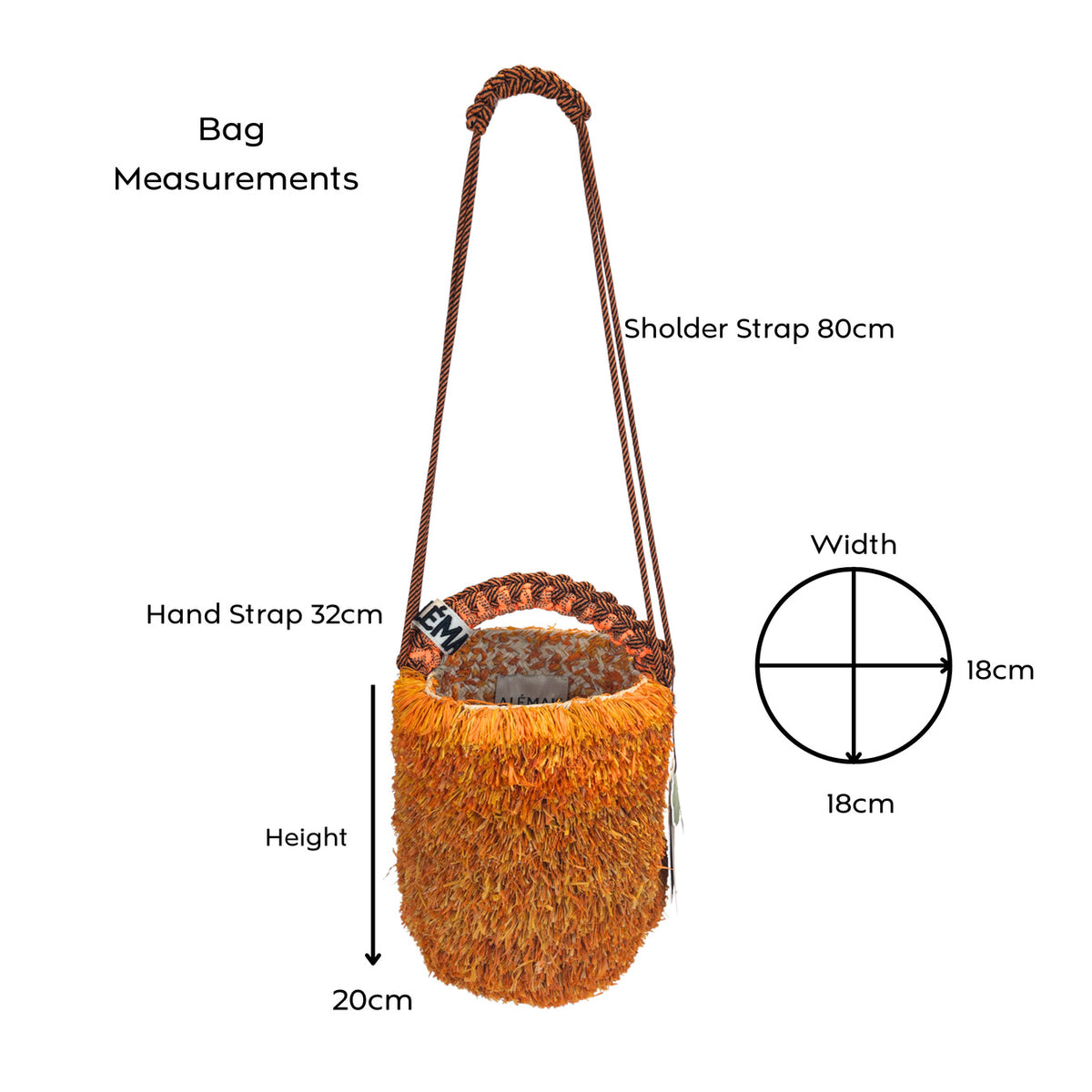 Alémais Lalo Bucket Bag Fringe Macramé