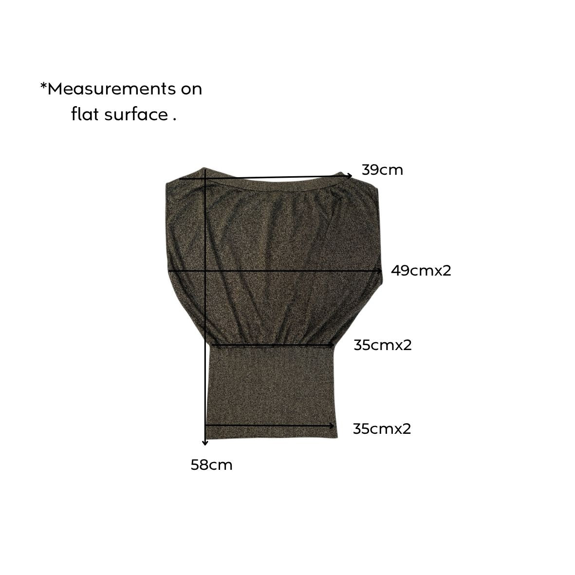 Zimmermann Metallic Stretch-Knit Draped Top Black Size 1 Sample