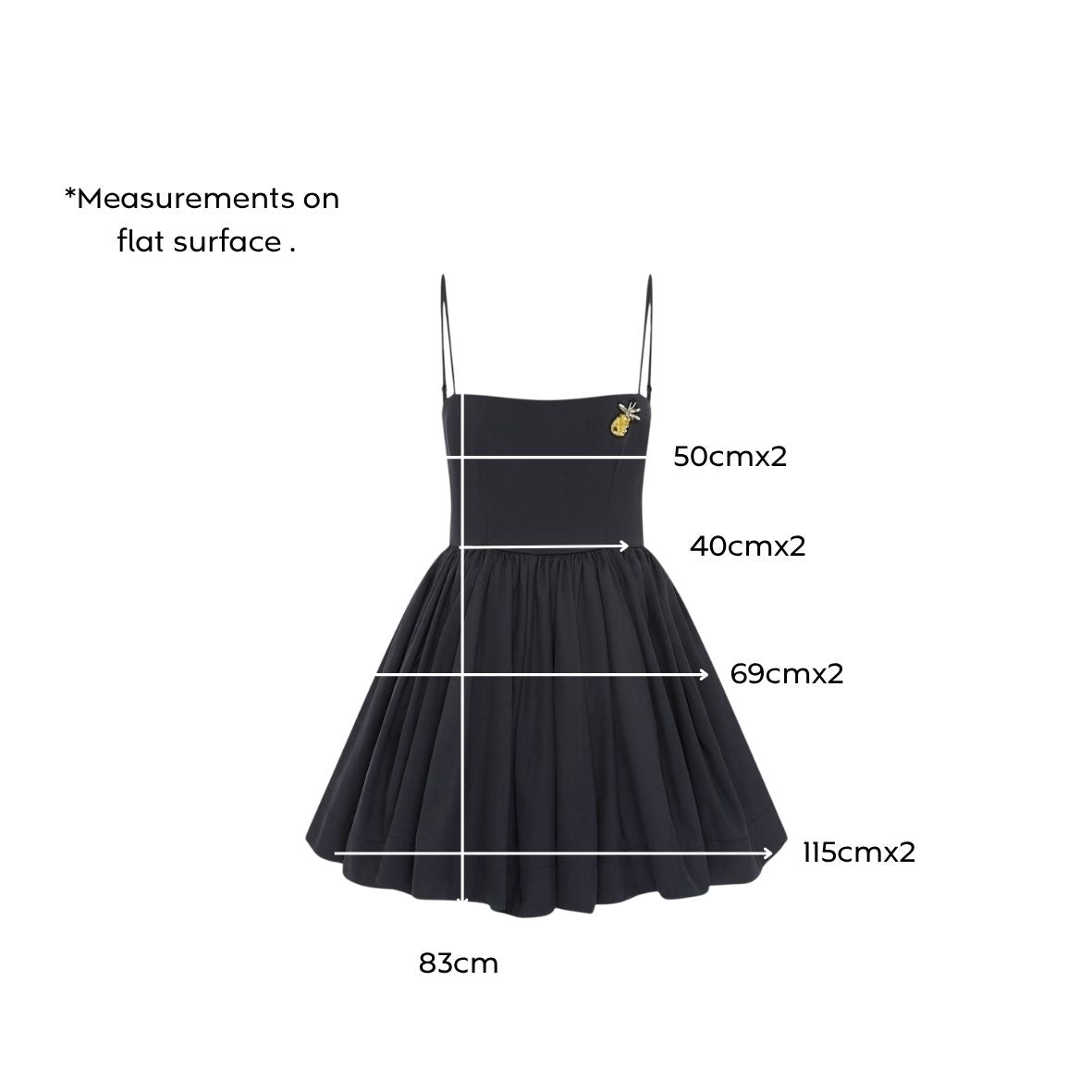 Alémais Ember Mini Dress Black Size AU14