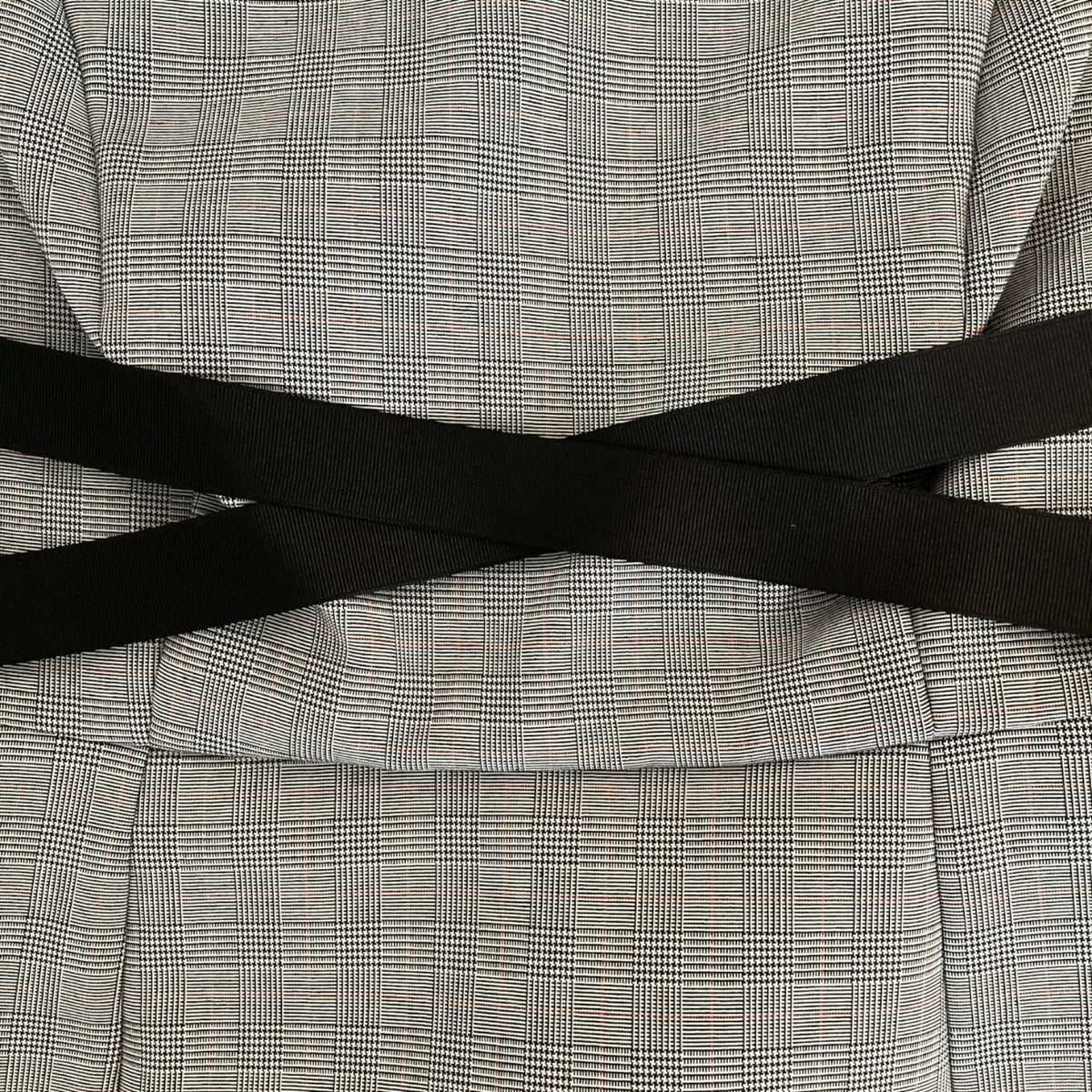 Zara Basic Collection Checked Mini Dress Crystal Collar – Size XS / AU 6– Pre-Loved