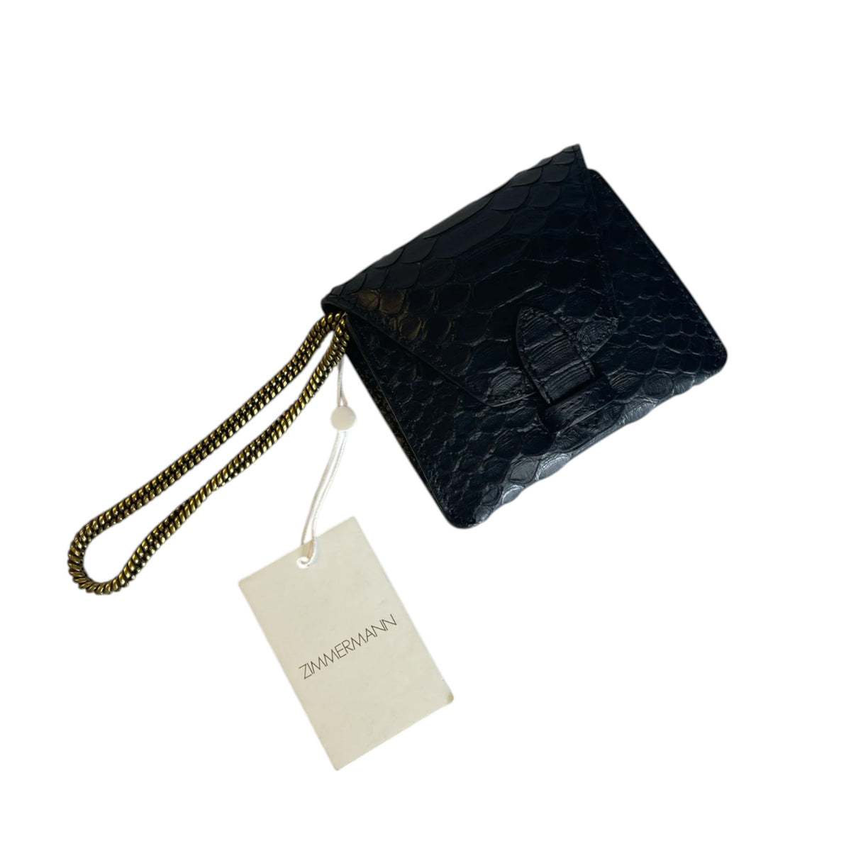Zimmermann Envelope Wristlet Bag Small Black