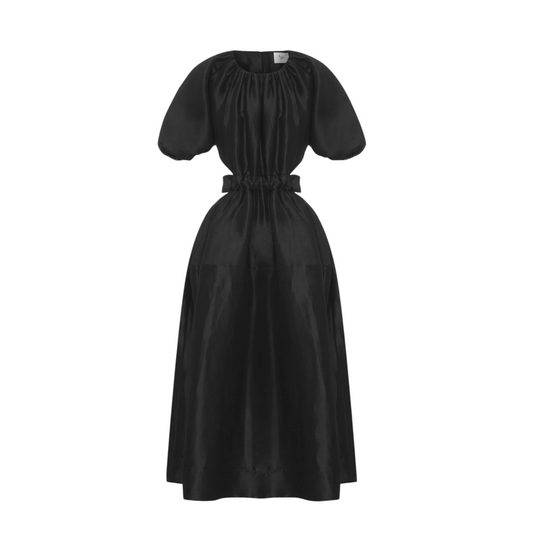 Aje Mimosa Cut-Out Midi Dress Black Size AU6