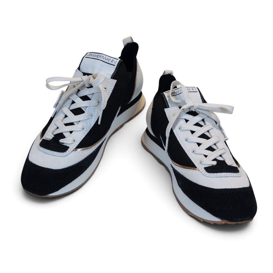 Zimmermann Low-Top Sneakers Black & Natural EU39