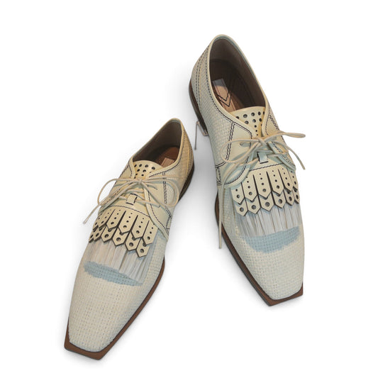 Zimmermann Lace Up Golf Shoes White Size EU38