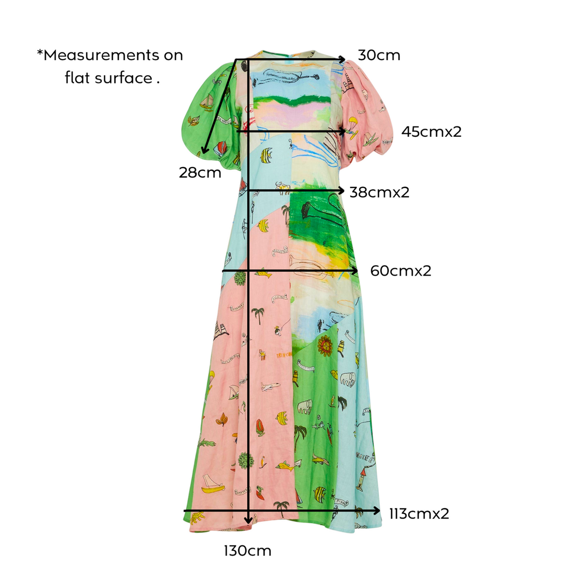 Alémais Jet Midi Dress Multi Size AU10