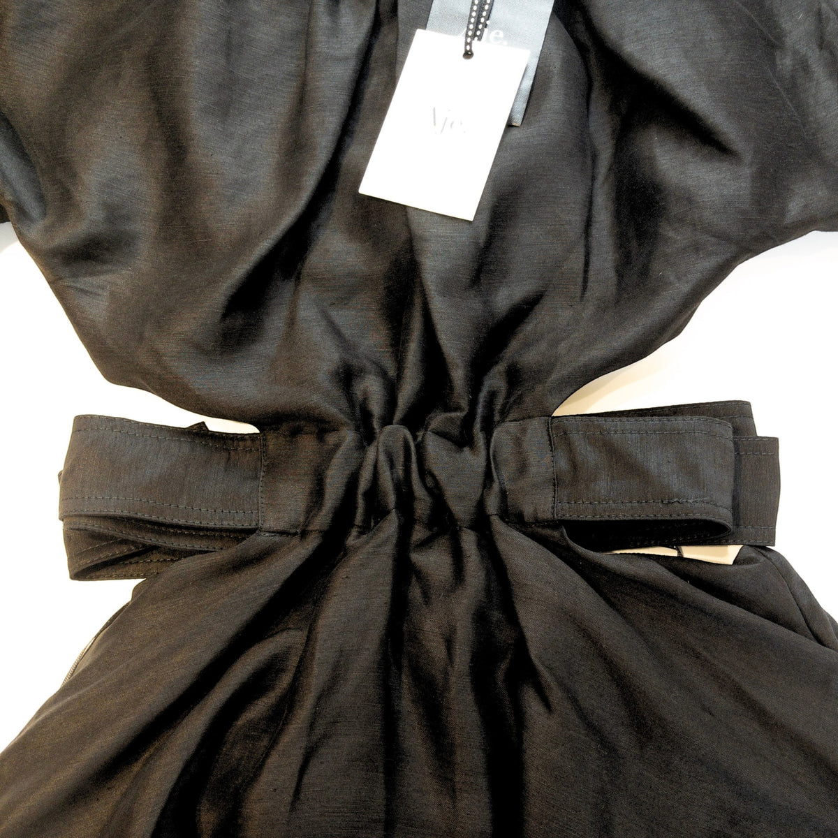 Aje Mimosa Cut-Out Midi Dress Black Size AU6
