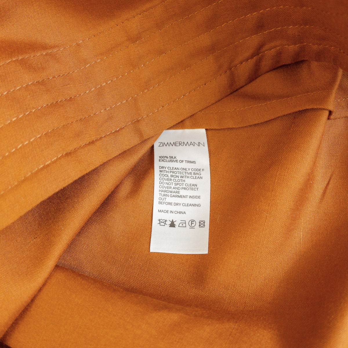 Zimmermann Ninety-Six Billow Shirt Tan Size 0