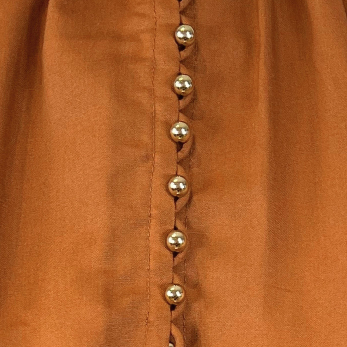 Zimmermann Ninety-Six Billow Shirt Tan Size 0