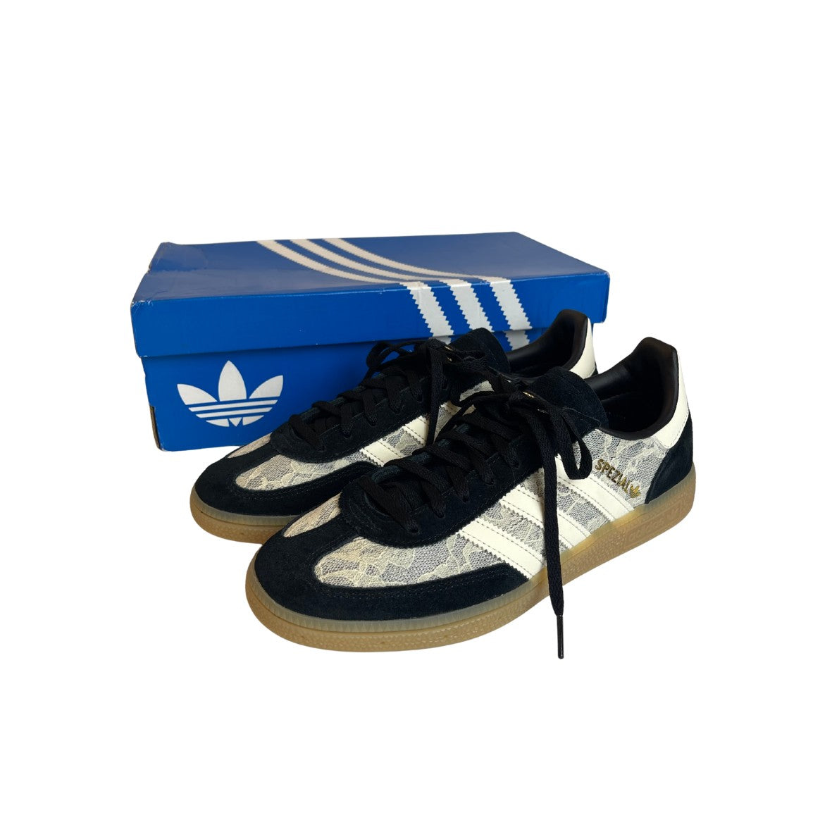 Adidas Handball Spezial Black Lace Pack Sneakers Black Cream Size AU8.5