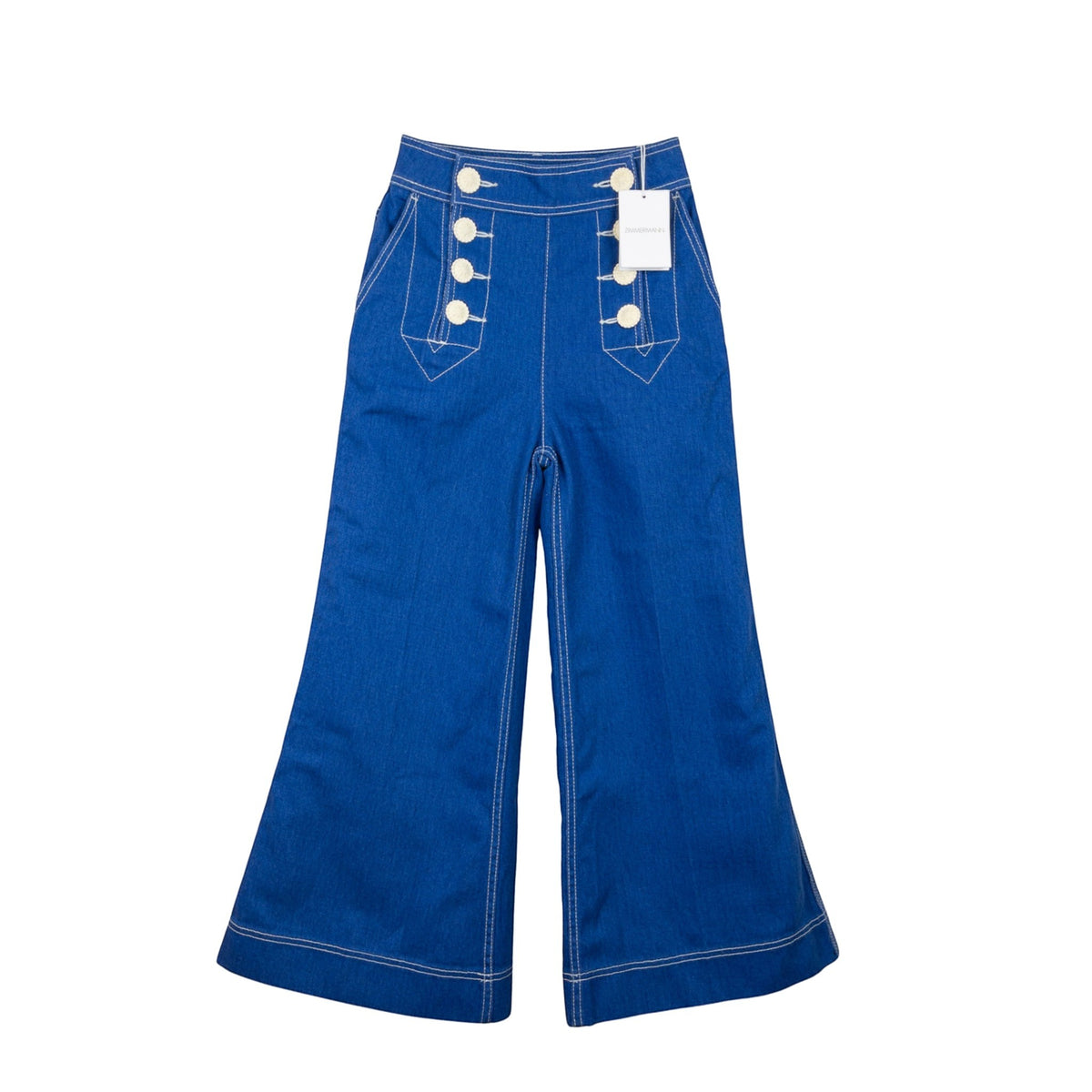 Zimmermann High Tide Sailor Jean Regatta Trousers Size 24”