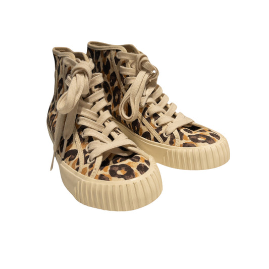 Zimmermann High-Top Sneakers Caramel Leopard Print Size EU 38
