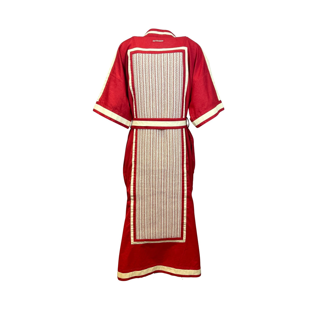 Antipodean Bonita Kaftan Tunic Red Dress Size AU6