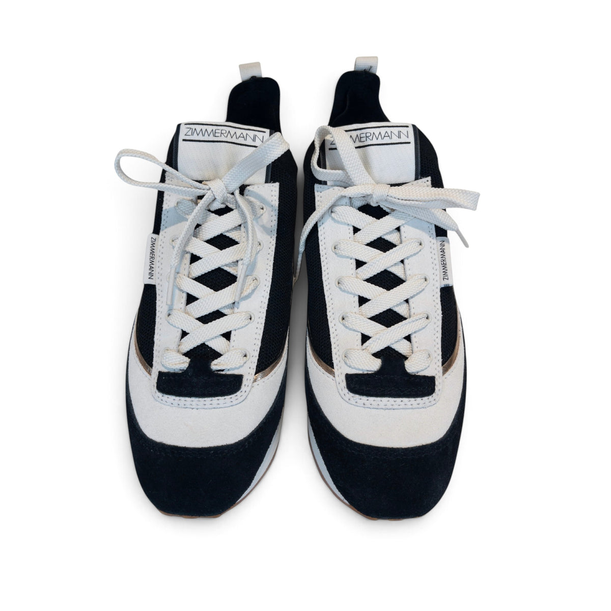 Zimmermann Low-Top Sneakers Black & Natural EU39