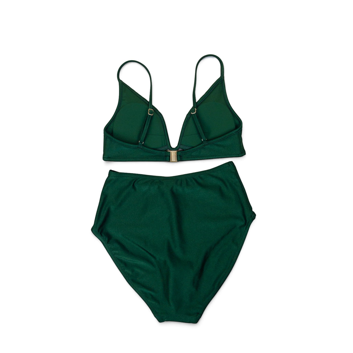 Zimmermann Wylie Plunge Wire Bikini Emerald Size 0