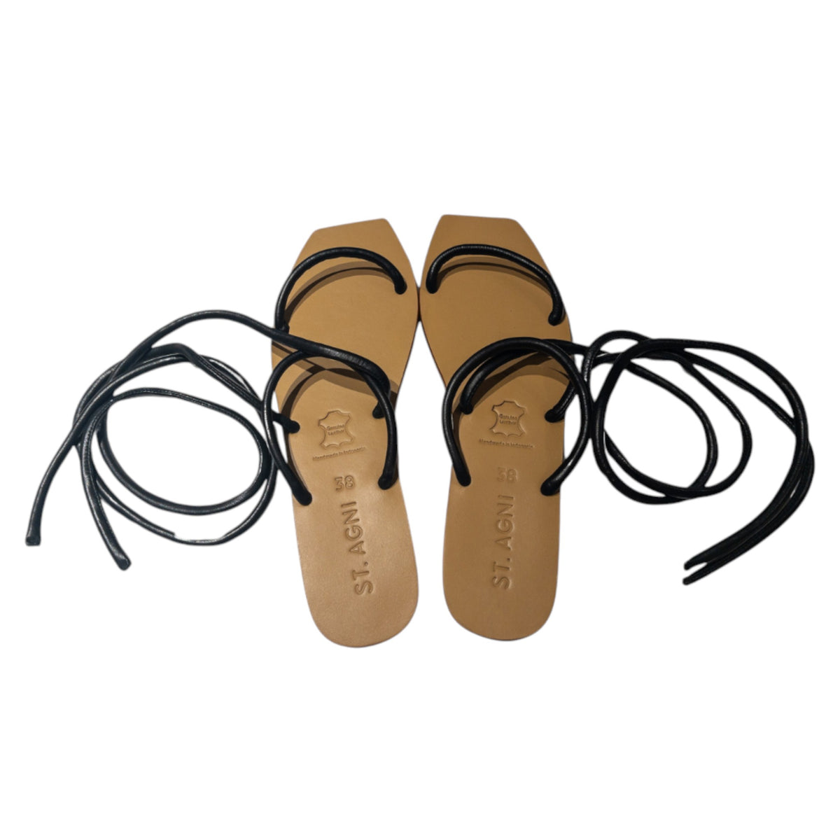 St. Agni Asami Sandals Black Size EU 38