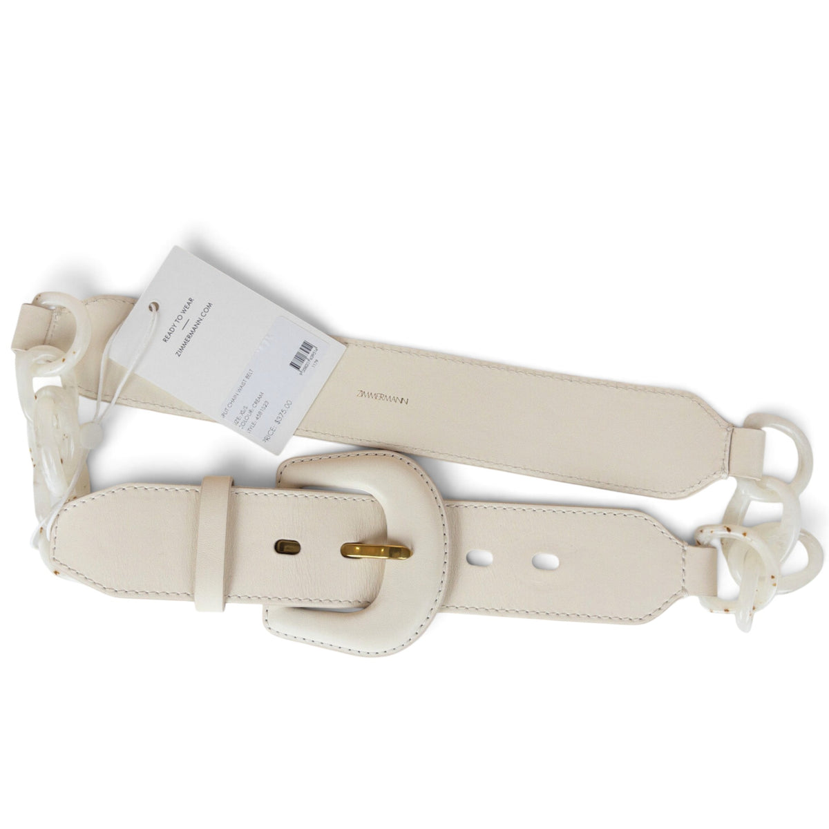 Zimmermann Split Chain Waist Leather Belt In