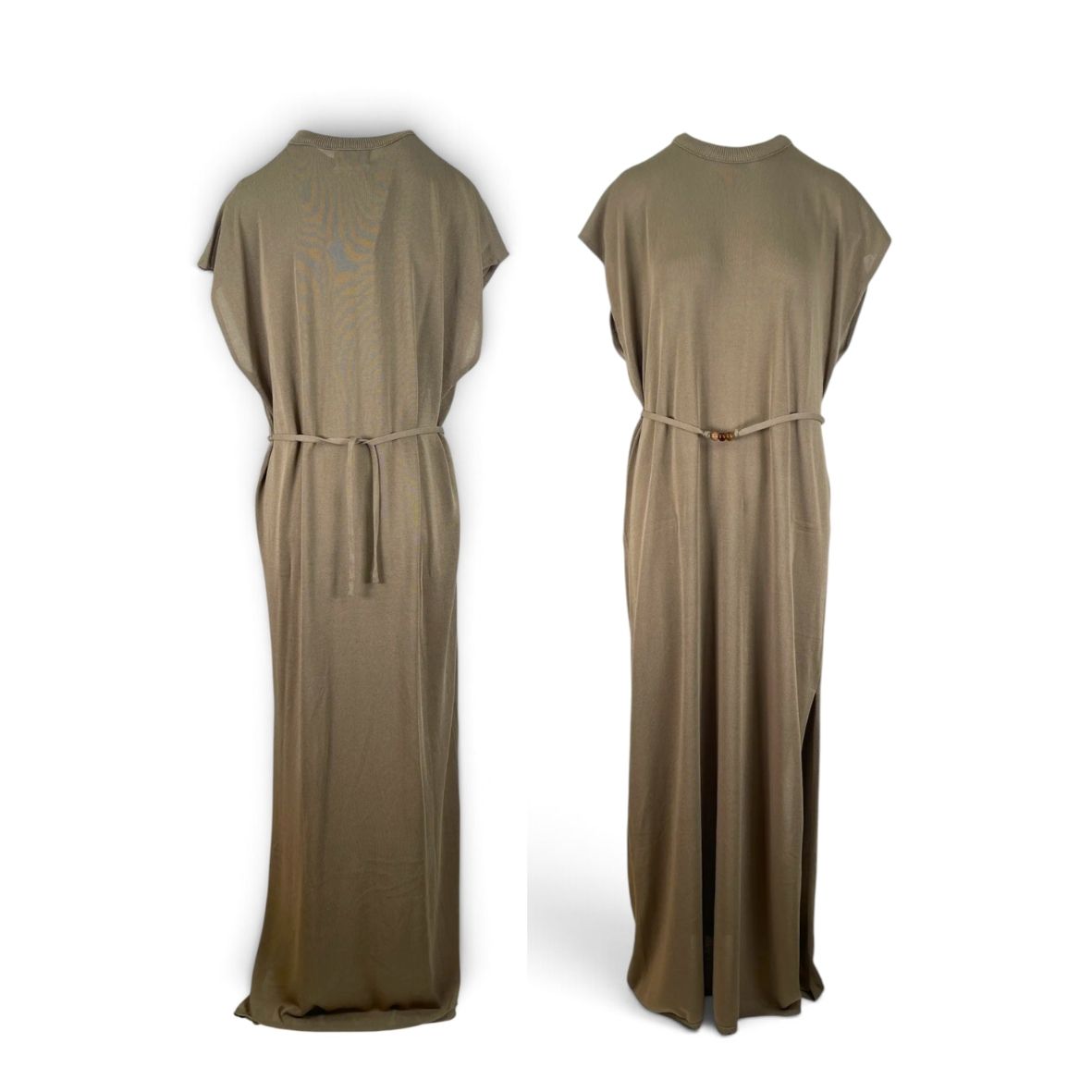 Dissh Jacki Sleeveless Knit Maxi Dress Sage Size S