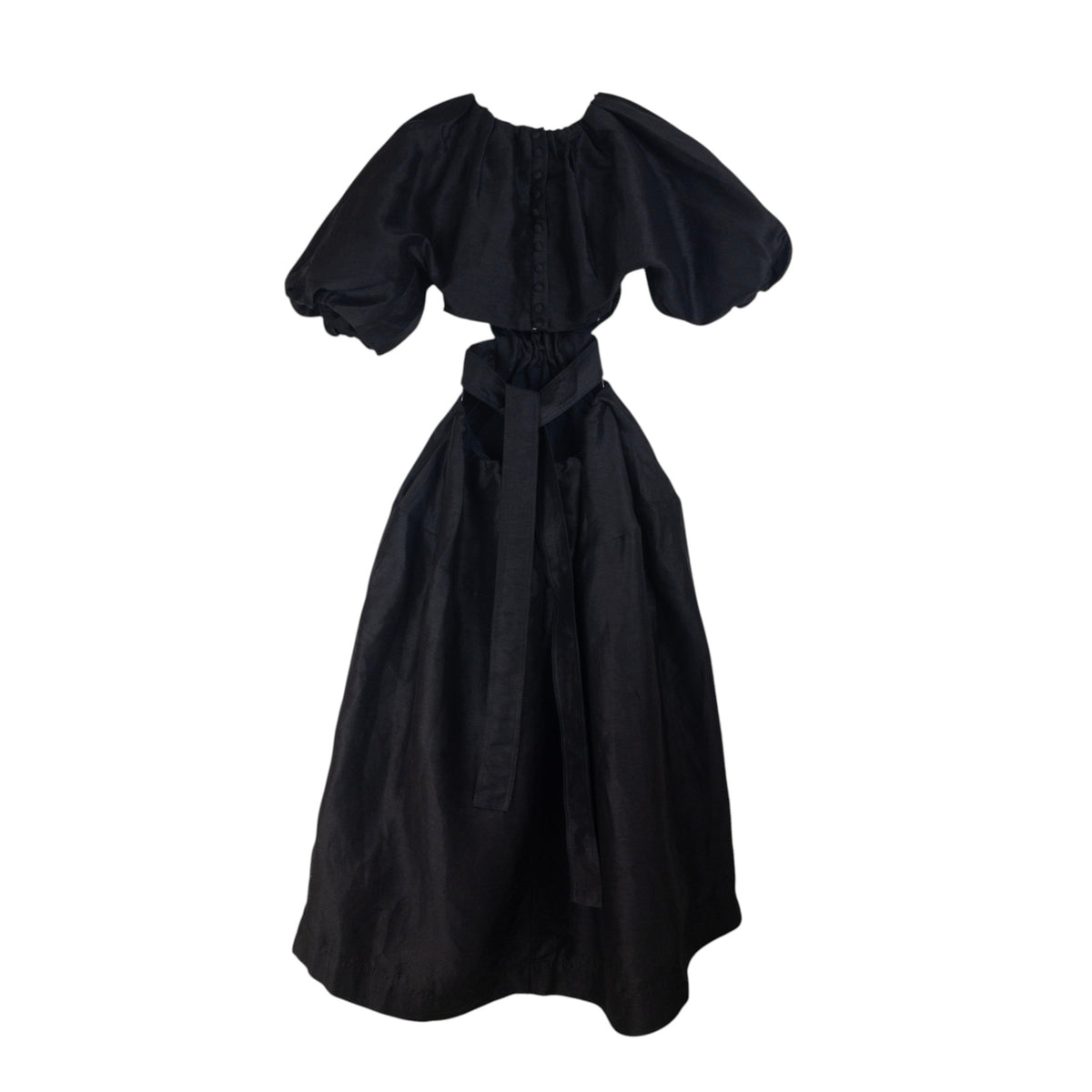 Aje Mimosa Cut-Out Midi Dress Black Size AU6