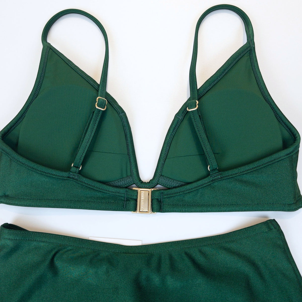 Zimmermann Wylie Plunge Wire Bikini Emerald Size 0