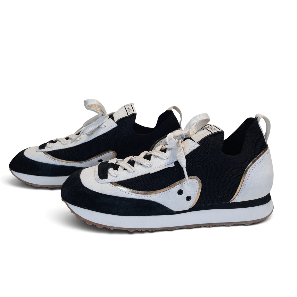 Zimmermann Low-Top Sneakers Black & Natural EU39