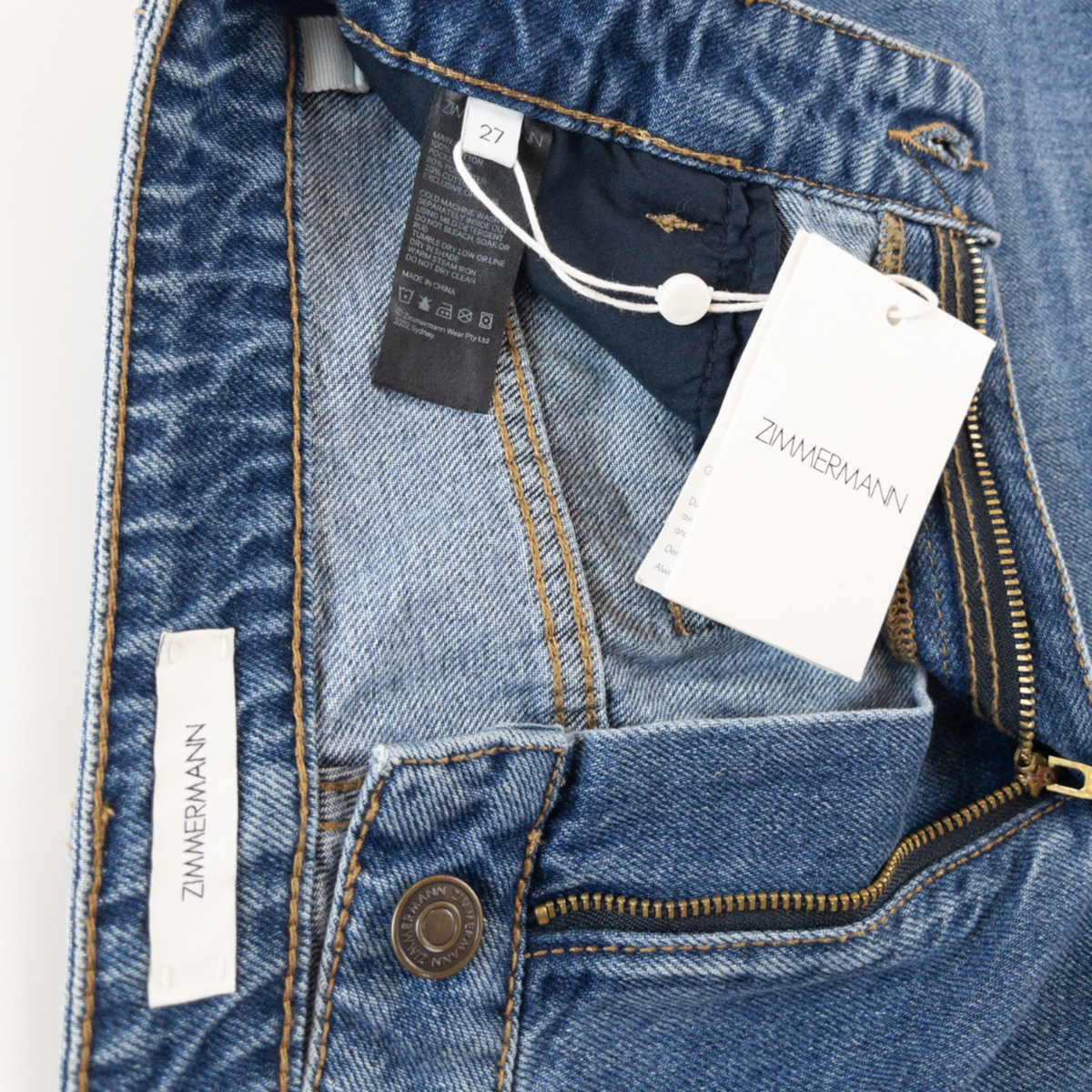 Zimmermann Rhythmic Pencil Jeans Size 27