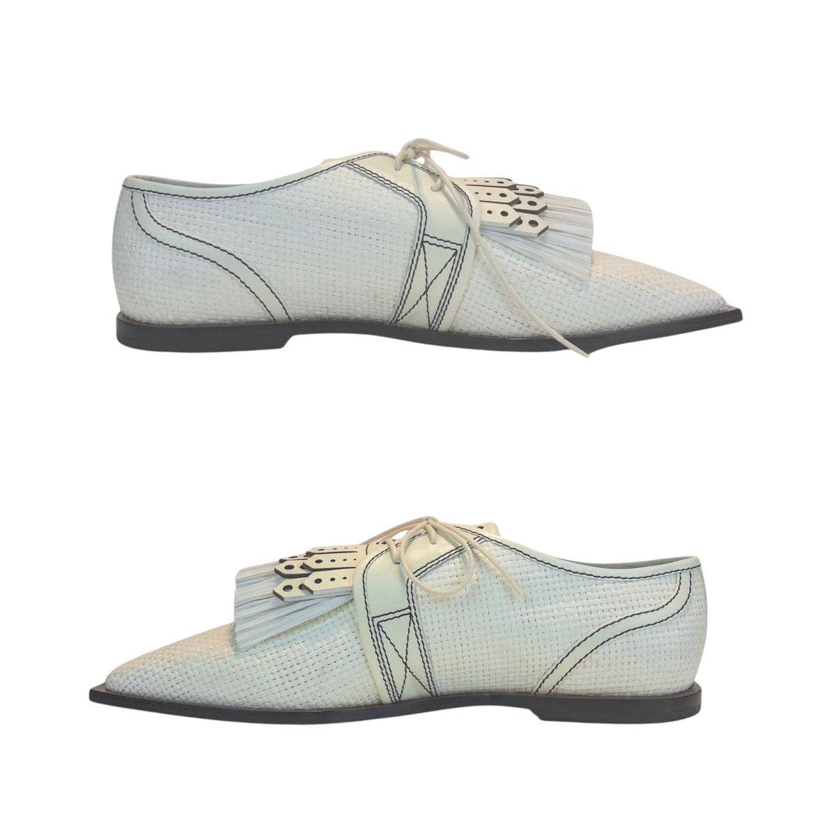Zimmermann Lace Up Golf Shoes White Size EU38
