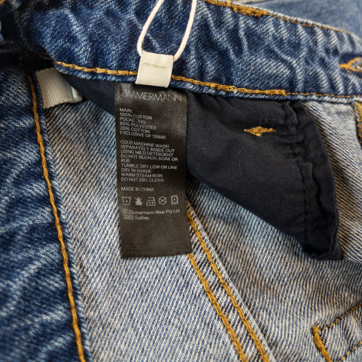 Zimmermann Rhythmic Pencil Jeans Size 27