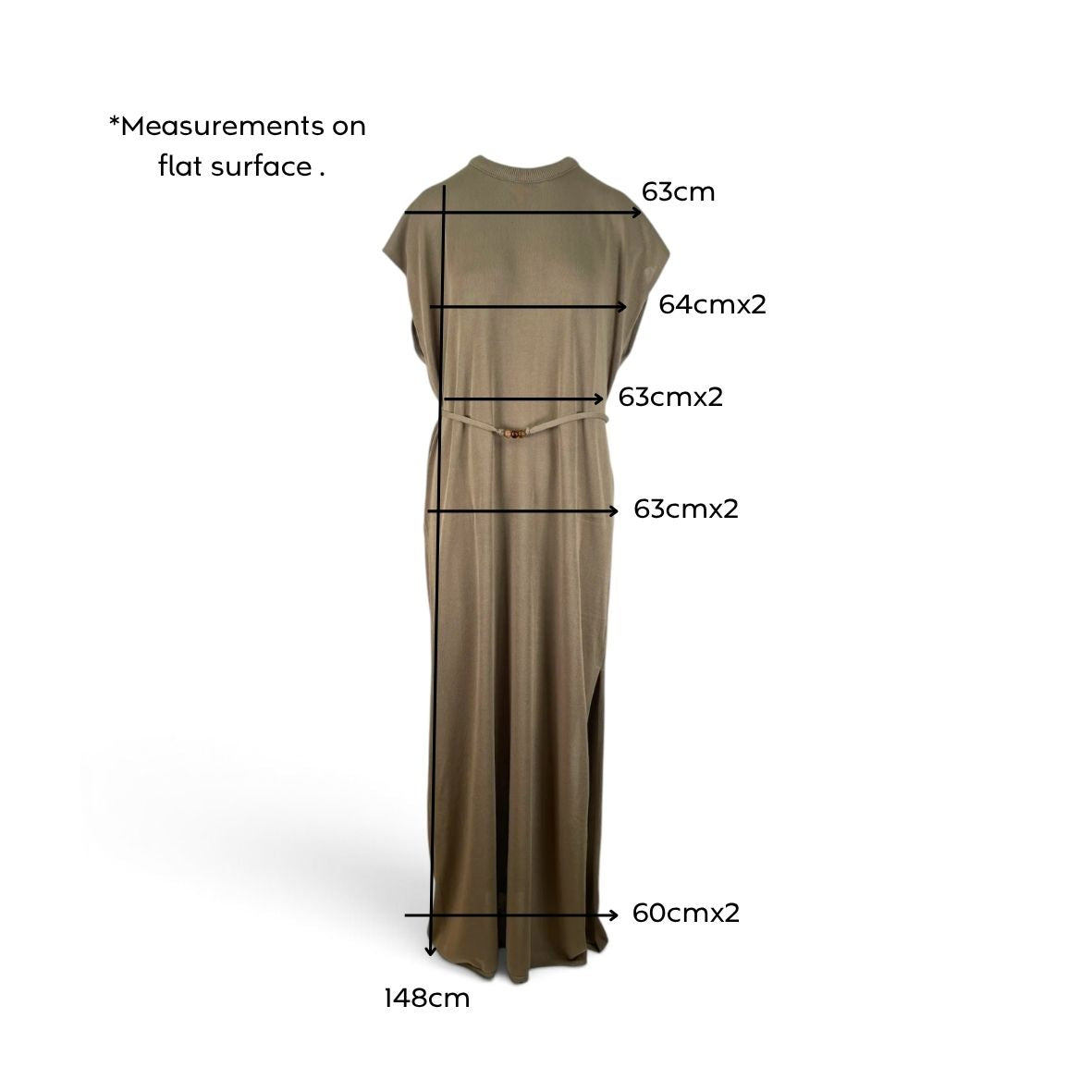 Dissh Jacki Sleeveless Knit Maxi Dress Sage Size S