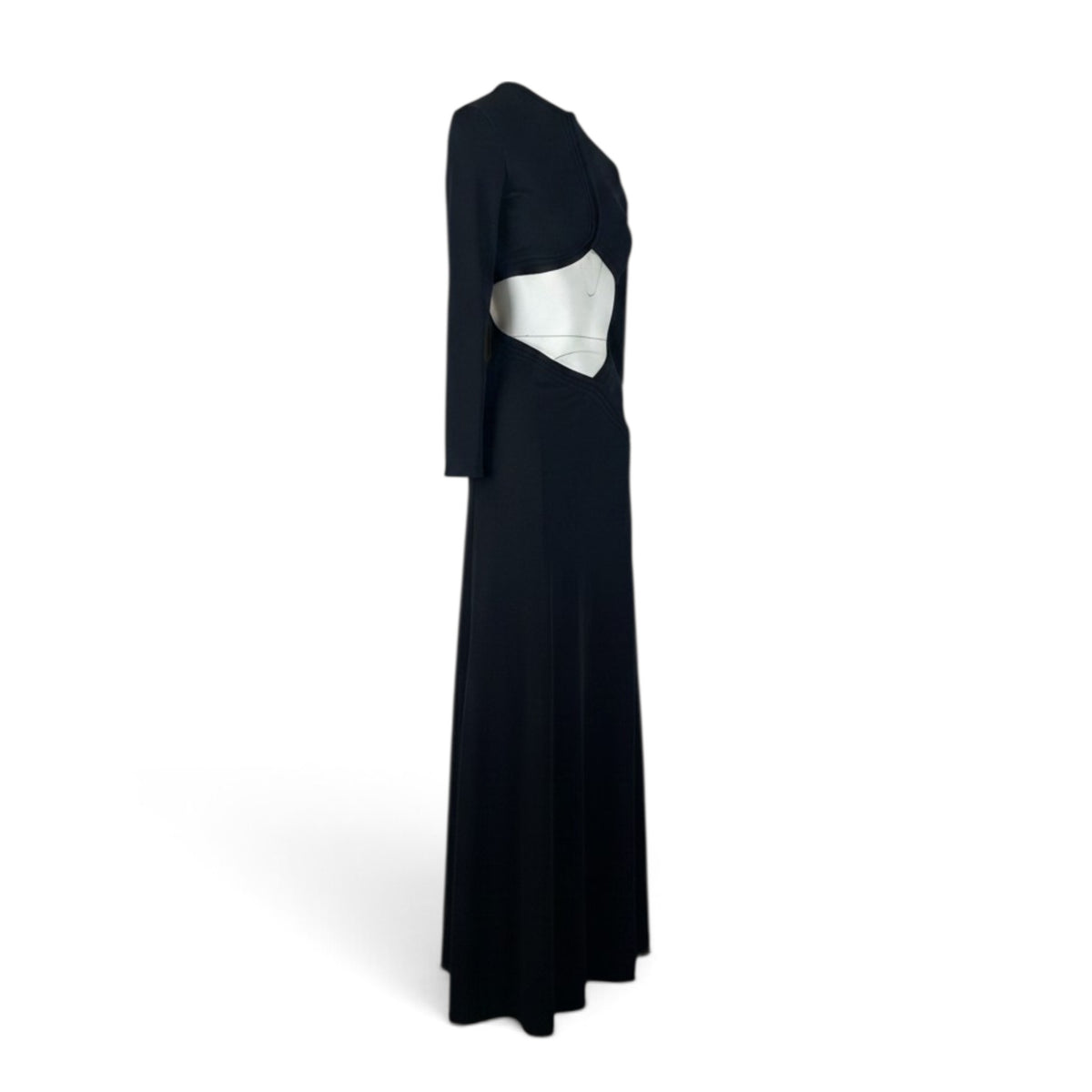Christopher Esber Cut-Out Maxi Dress Black Size XS-S Sample