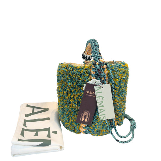 Alémais Emilio Bucket Bag Blue And