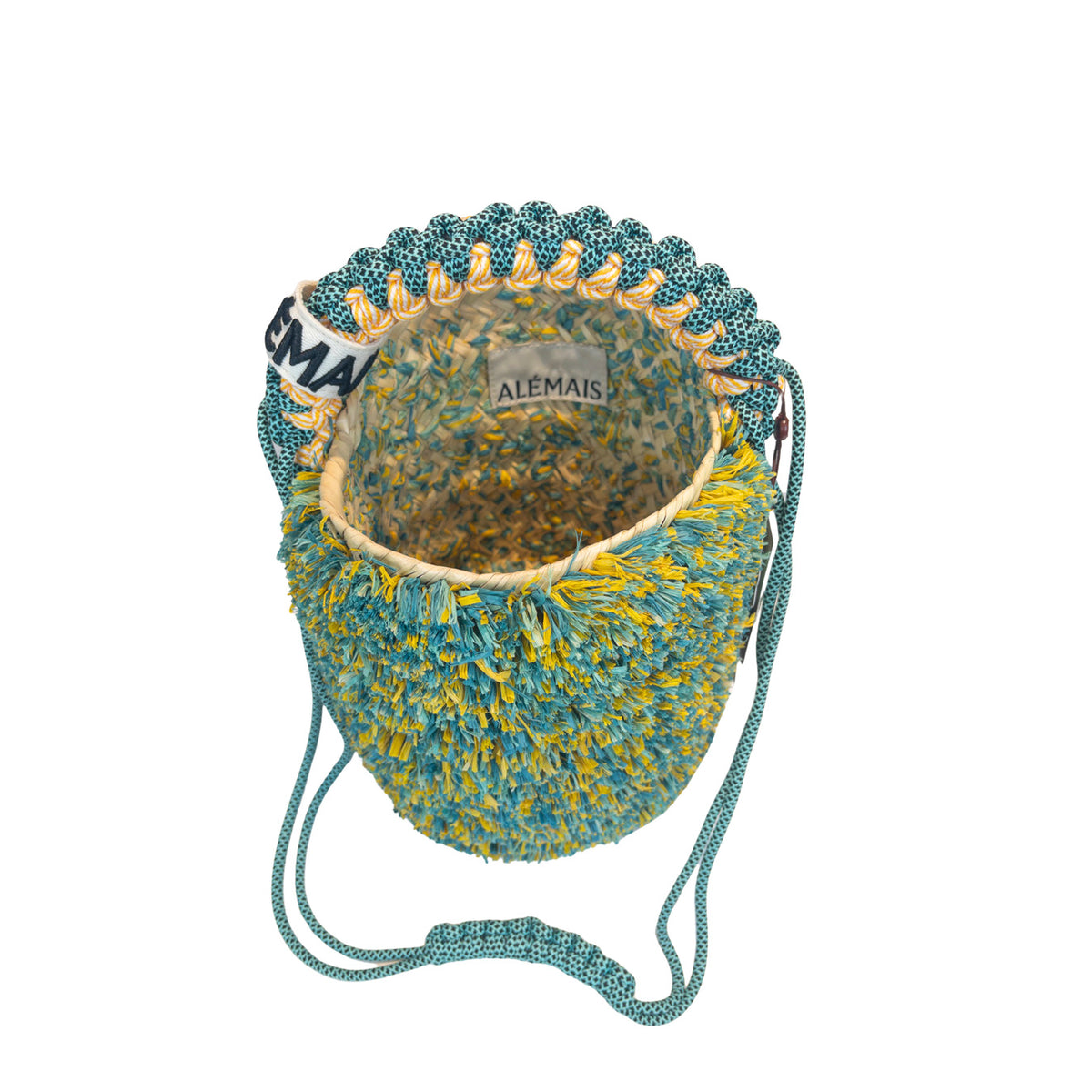 Alémais Emilio Bucket Bag Blue And