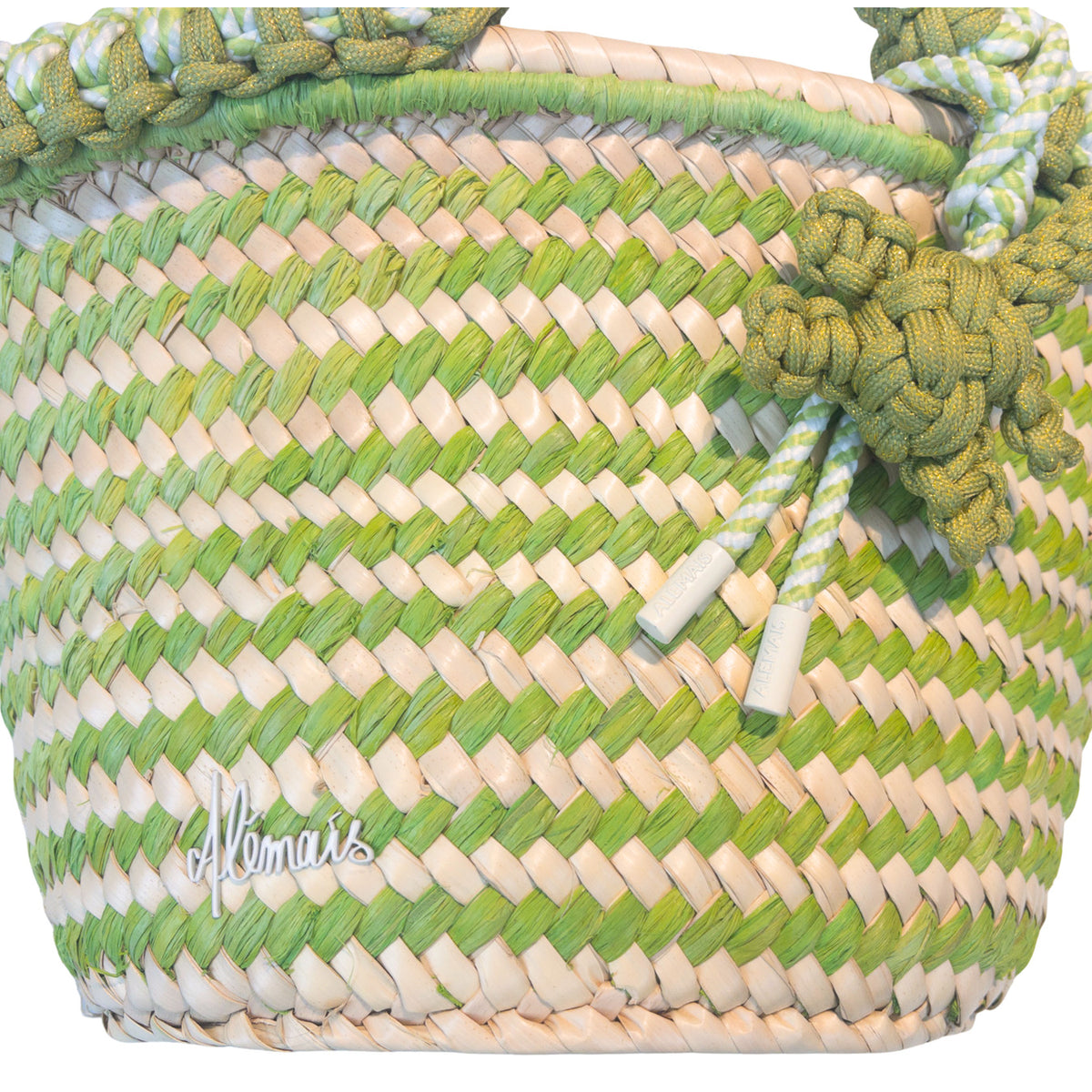 Alémais Dee Dee Small Raffia Tote Bag