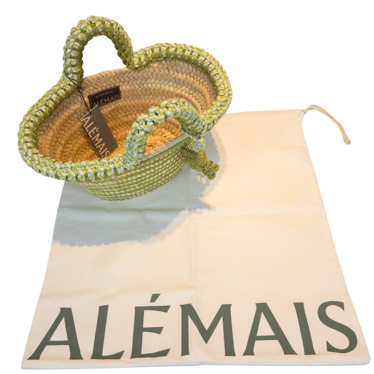 Alémais Dee Dee Small Raffia Tote Bag
