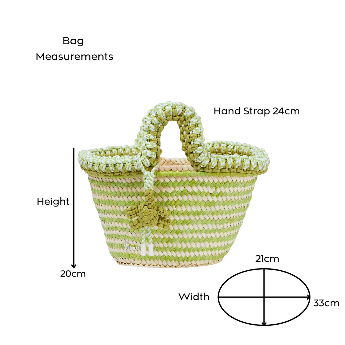Alémais Dee Dee Small Raffia Tote Bag