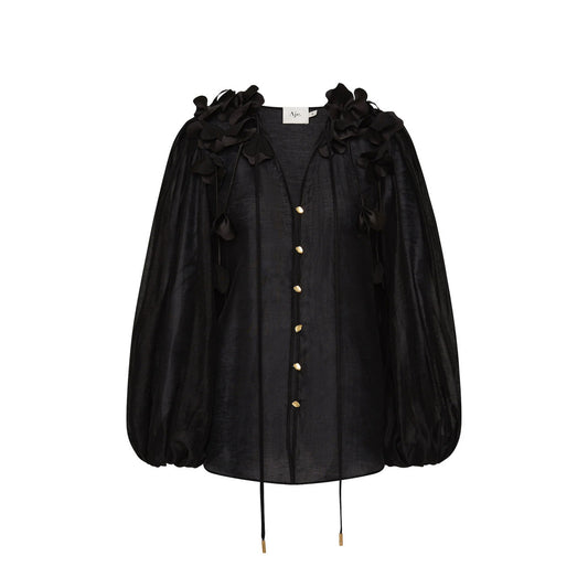 Aje Camille Flower Blouse