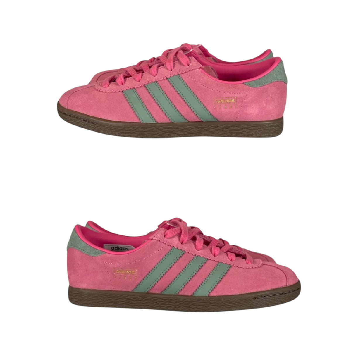 Adidas Stadt Shoes Pink Fusion Silver Green Gum Size AU8