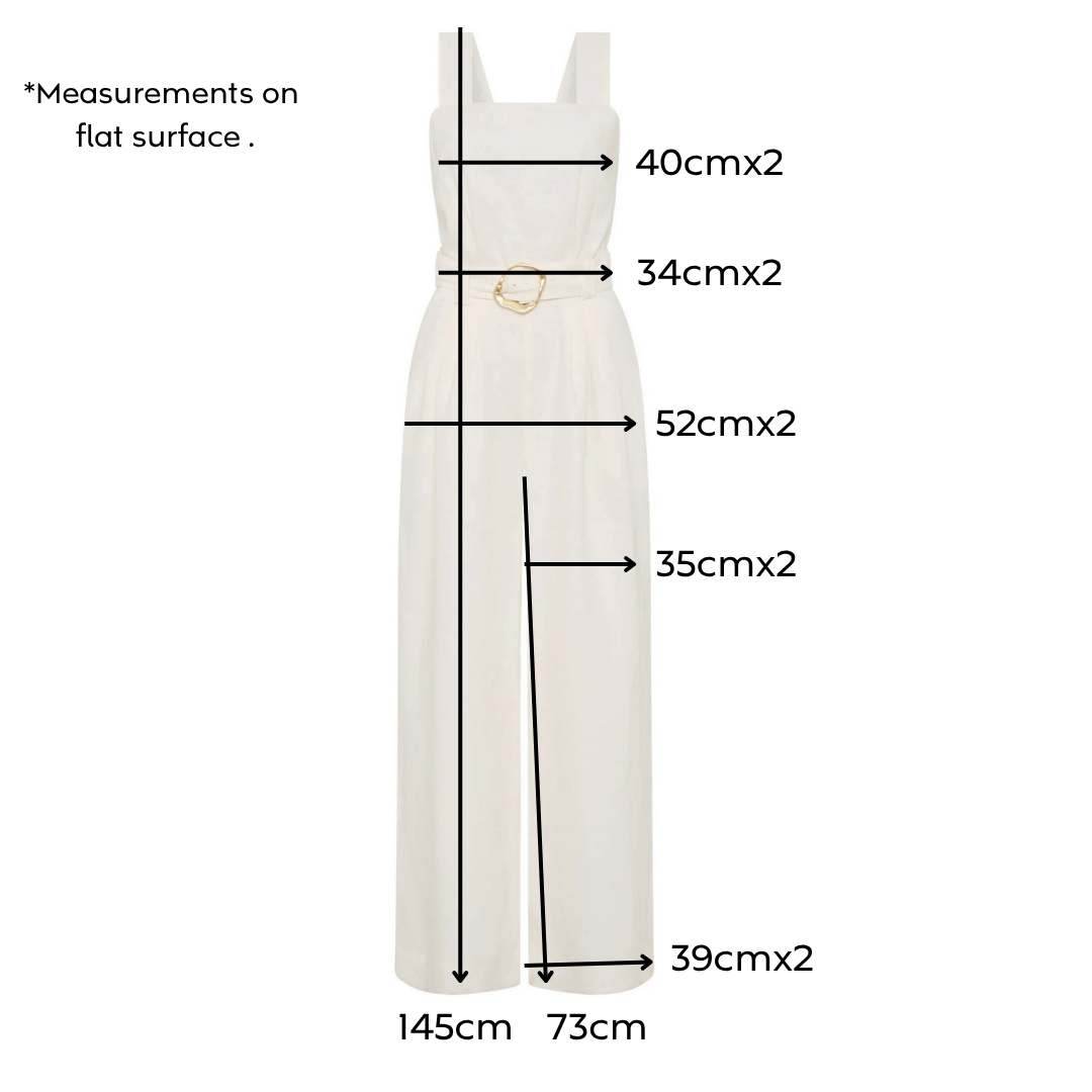 Aje Vista Cross Jumpsuit Ivory Size AU4