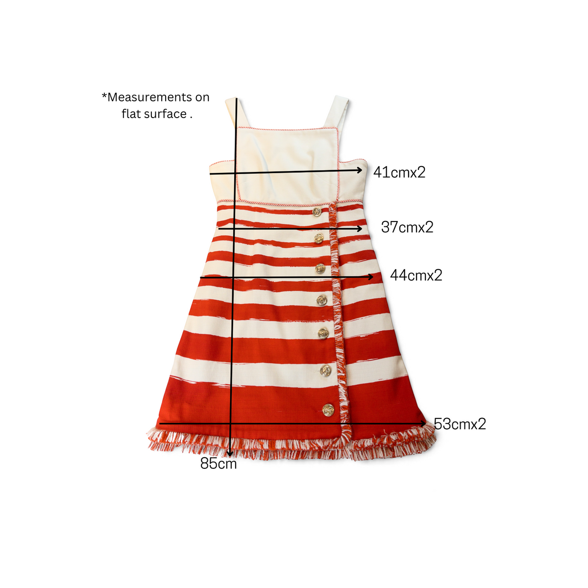 Zimmermann Postcard Boat Neck Mini Dress Red White Stripe Size 0