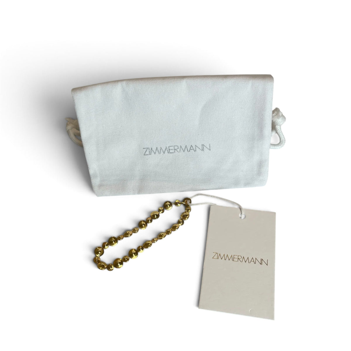 Zimmermann Swing Bracelet Gold Plated Disc Beads
