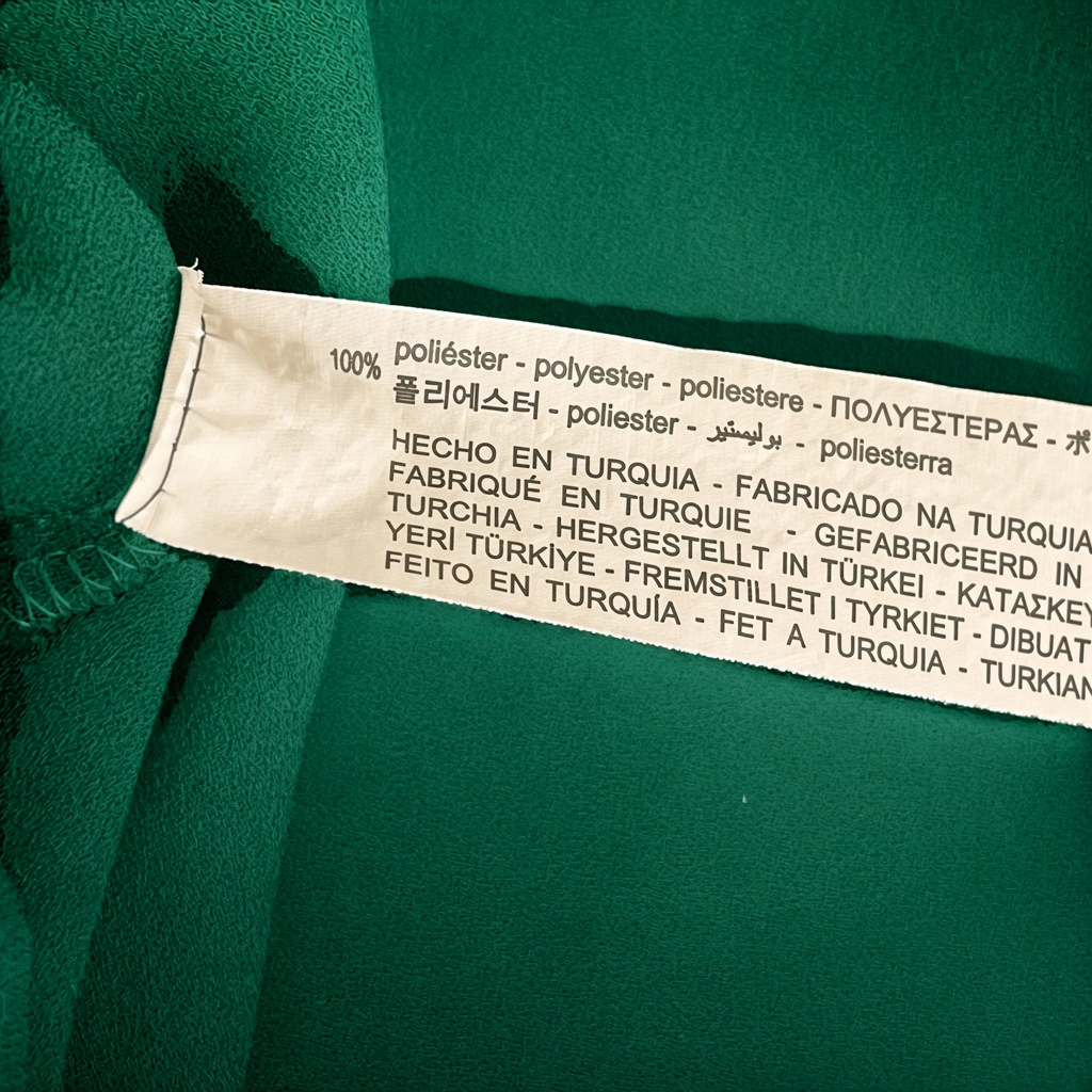 Zara Pleated Hem Mini Dress Emerald Green Size S / AU 8
