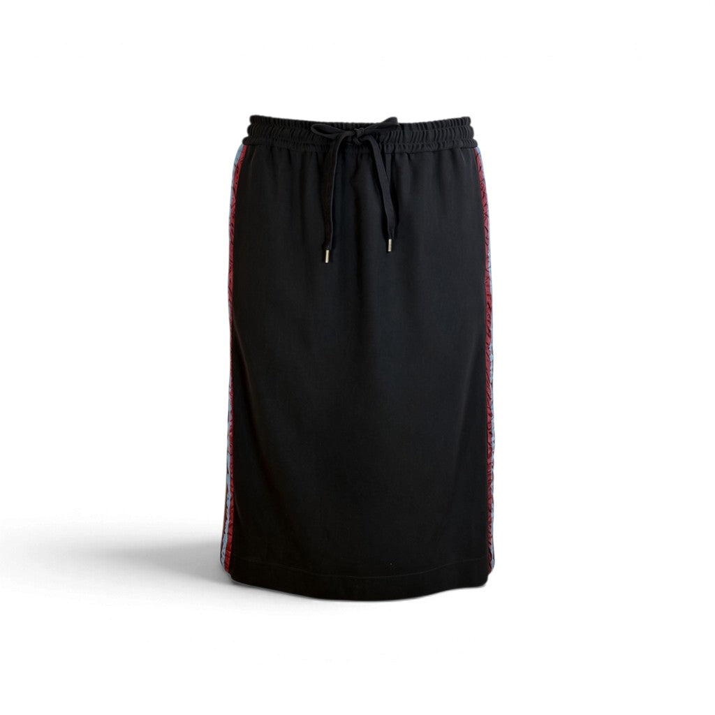 N°21 Side Stripe Midi Skirt Black Size IT40 / AU8