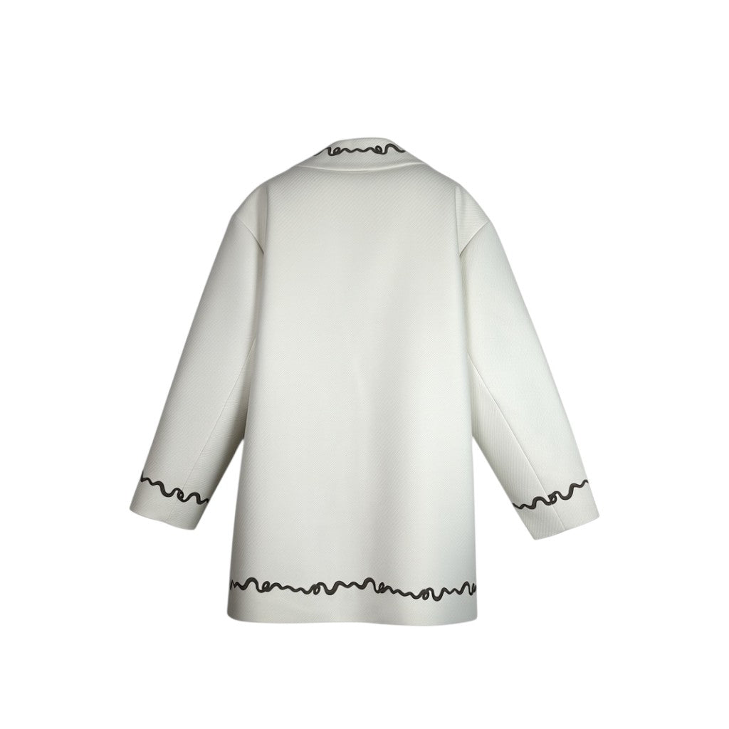 Alémais Sammy Embroidered Jacket Beige Size AU10