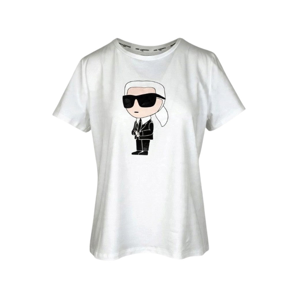 Karl Lagerfeld Paris Karl Blazer Graphic T Shirt White Size L