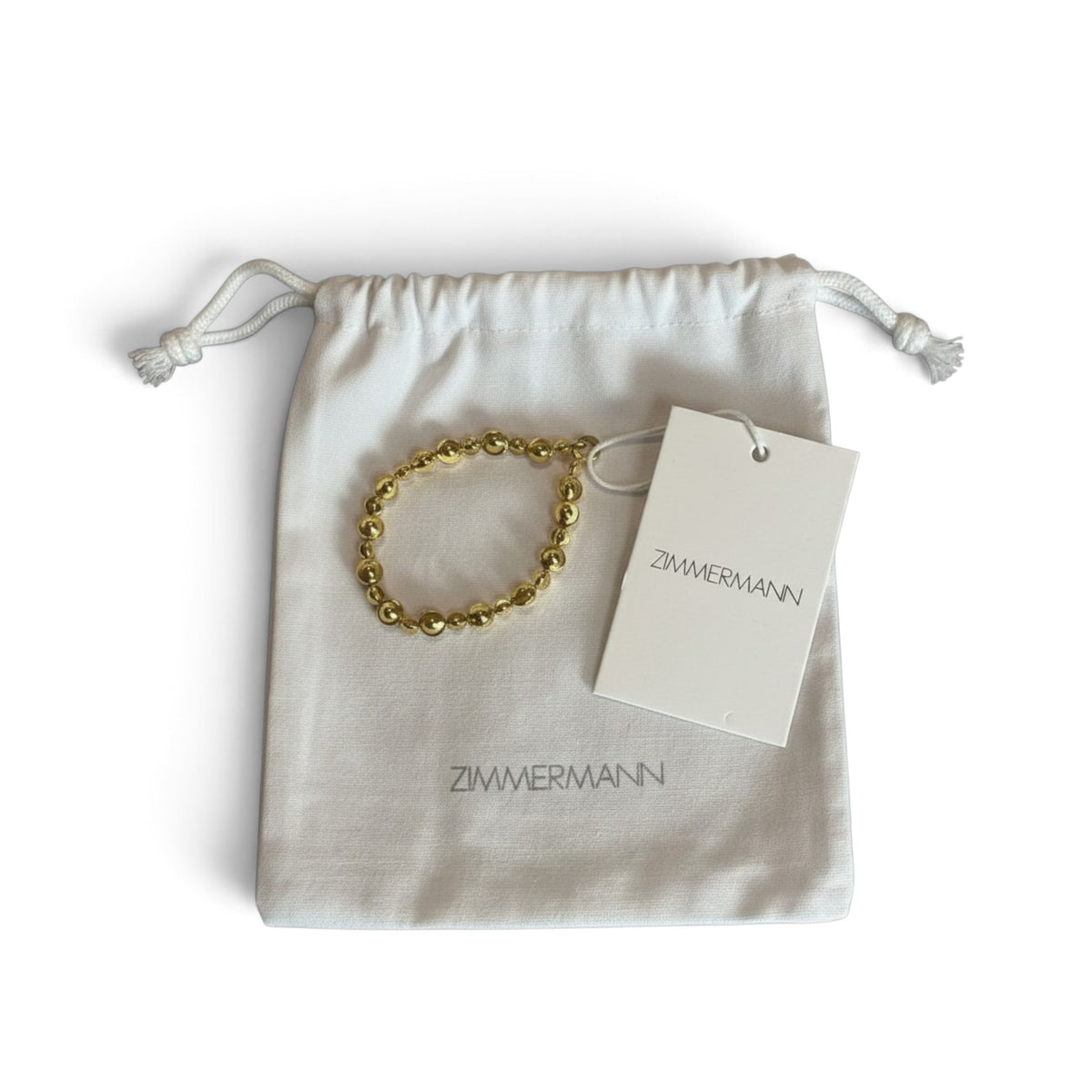 Zimmermann Swing Bracelet Gold Plated Disc Beads