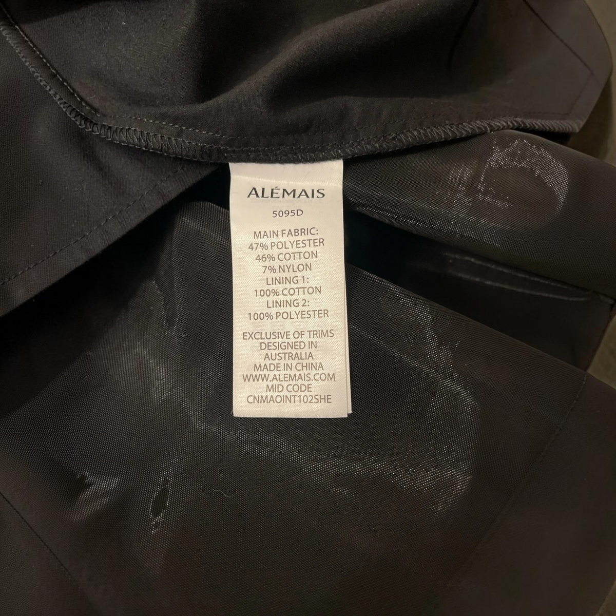 Alémais Ember Mini Dress Black Size AU14