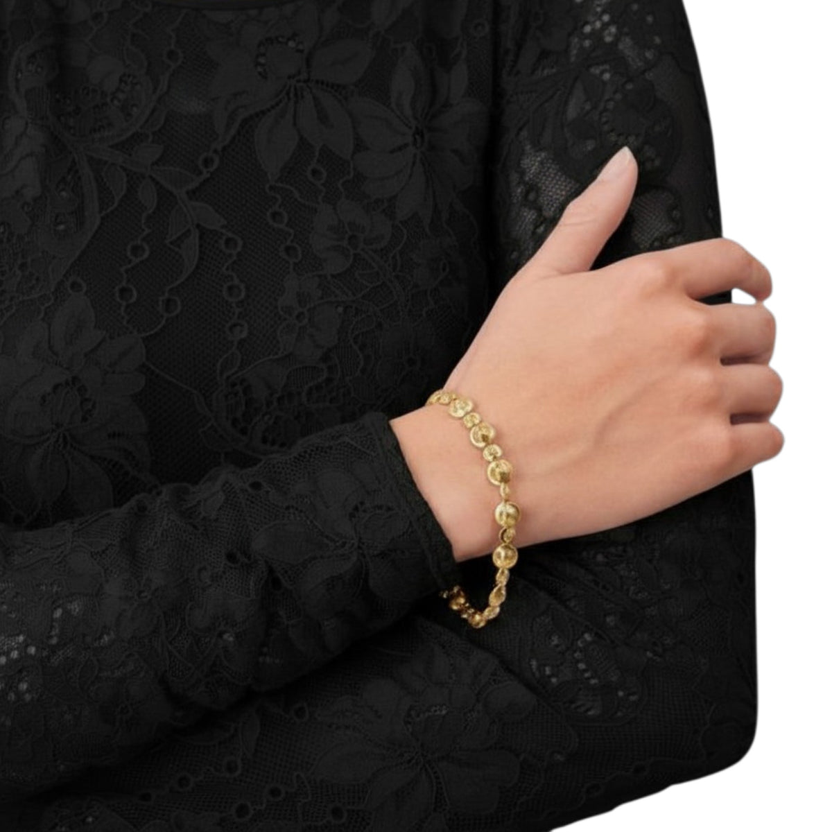 Zimmermann Swing Bracelet Gold Plated Disc Beads