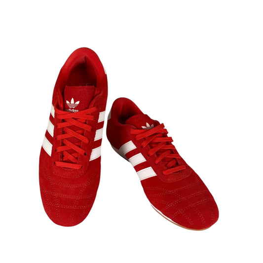 Adidas Taekwondo Lace W Shoes Red & White Stripe Size AU7.5