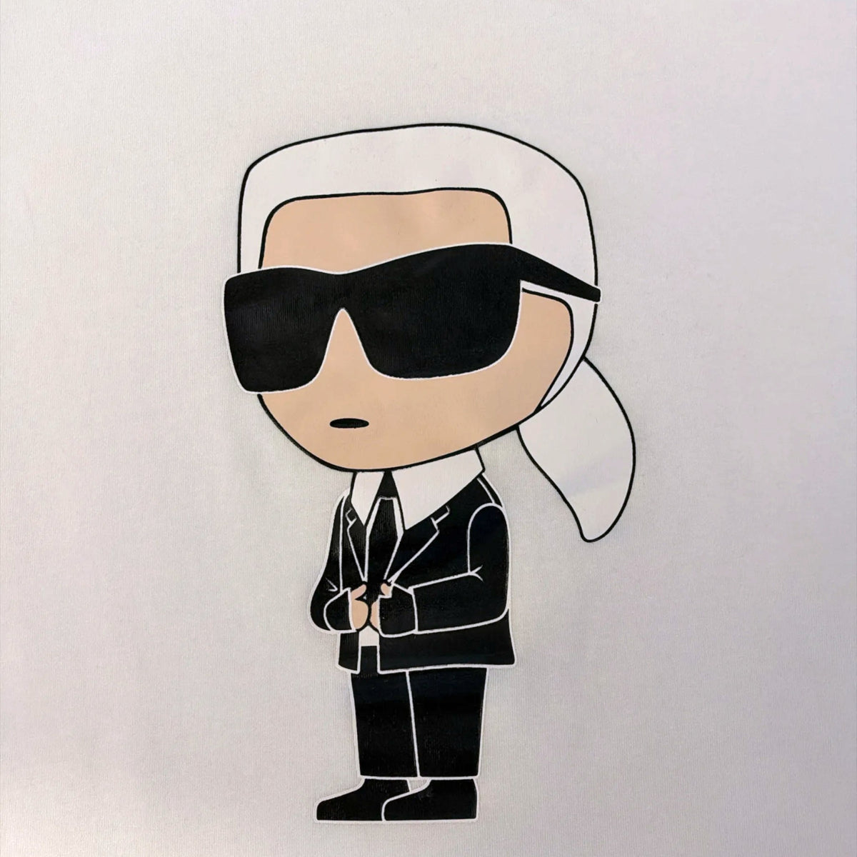 Karl Lagerfeld Paris Karl Blazer Graphic T Shirt White Size L